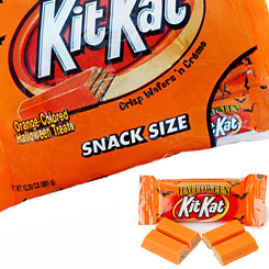 Edición especial de Halloween del famoso Kit Kat! El maravilloso sabor del chocolate por todos conocidos de Kit Kat. 