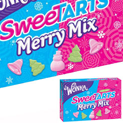Pack 2 Cajitas de Wonka Sweetarts Merry Mix 170 gr. En esta Edición Especial de Navidad los Wonka Sweetarts.