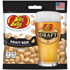 Pack compuesto por 2 Bolsas de American Jelly Belly Draft Beer Bag 80 gr. Los famosos Jelly Belly Beans son caramelos rellenos de gomita con forma de judía.