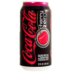 Pack de 6 Latas de Coca-Cola Cherry Zero 355 ml. Difruta de esta espectacular versión de Coca Cola de Cereza.