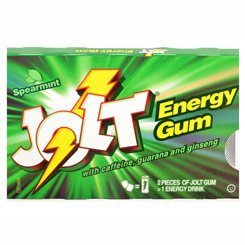 Pack de 2 paquetes de chicles energéticos con sabor a menta que te proporcionará una buena dosis de Cafeína, Guaraná y Ginseng.