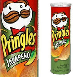 Pack compuesto por 2 paquetes de Pringles Jalapeño 181gr. Las deliciosas Pringles de siempre con un sabor a Jalapeño.