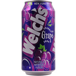 Disfruta del todo el sabor de las uvas rojas con este espectacular pack de 6 latas de Welch´s Grape Soda 355ml. 