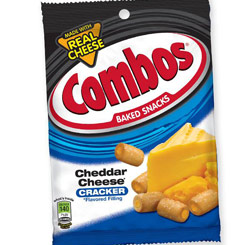 Pack de 2 Bolsas de Combos Pretzels Cheddar Cheese Cracker de 43 gr. Si eres como todos nosotros, un adicto a las galletitas saladas..