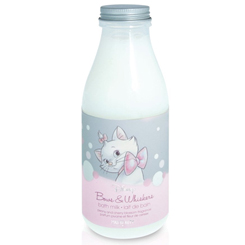 Disfruta de tu baño con esta botella de leche de baño de Marie, la gatita de Los Aristogatos de la factoría Disney. Los gatos aman la leche y Marie no es una excepción.