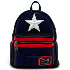 Divertida y práctica mini mochila del Capitán América basado en uno de los personajes más carismáticos de Marvel. Perfecto para pasar un día mágico con un toque mágico.