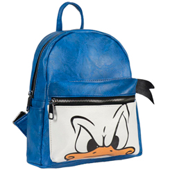 Preciosa y divertida mini mochila del Pato Donald, basado en del famoso pato de la factoría Disney. Perfecta para pasar un día mágico y cuqui. Esta preciosa pieza de coleccionista está realizado en 100% Cuero PU, 