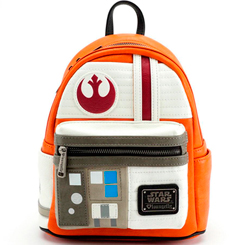 Preciosa y divertida mini mochila del bando Rebelde basado en los famosos personajes de Star Wars. Perfecto para pasar un día mágico y cuqui. Esta preciosa pieza de coleccionista está realizado en 100% poliéster,