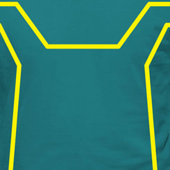 Camiseta Kick-Ass Costume basada en el traje que utiliza Dave Lizewski cuando se disfraza de Kick-Ass para luchar contra el crimen en la ciudad de Nueva York.