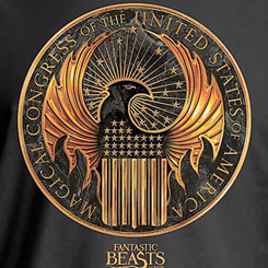 Camiseta con la imagen de Magical Congress of United States Of America. Revive las aventuras de los magos más famosos de la gran pantalla. Esta preciosa camiseta está realizada en algodón 100%