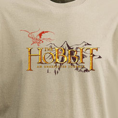 Camiseta del logo de The Hobbit: An Unexpected Journey, producto oficial de The Hobbit. Basado en la popular saga de J.R.R. Tolkien.