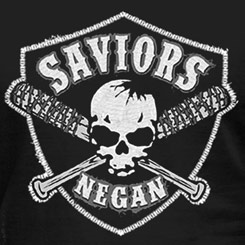 Camiseta con el logo de The Walking Dead Saviors, producto oficial de The Walking Dead “Walking Dead The Saviors“. Basado en la popular serie de televisión basada en la adaptación del libro de Robert Kirkman.