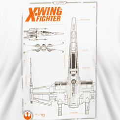 Camiseta Oficial de X-Wing Maintenance Manual basados en la popular saga “Star Wars” de George Lucas. Camiseta de alta calidad realizada en algodón 100%.