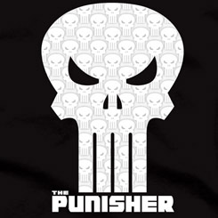 Camiseta The Punisher Skull Logo basada en el comic de Marvel. Camiseta de alta calidad realizada en algodón 100%.