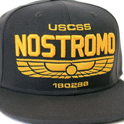 Gorra con el logo de la tripulación del carguero espacial Weyland-Yutani USCSS Nostromo, producto oficial de Alien. 