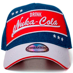 Gorra Béisbol Drink Nuka-Cola Vintage basada en la saga del videojuego Fallout. Disfruta con esta gorra de uno de los videojuegos más carismáticos. Gorra de alta calidad realizada en algodón 100%, 