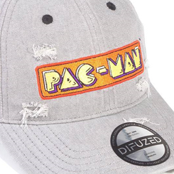 Preciosa gorra de Baseball retro con el logo de PAC-MAN. El regalo perfecto para gamers, esta preciosa gorra está realizada en 100% algodón, talla única.