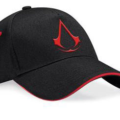 Gorra con el logo Assassin´s Creed Black Crest, Producto Oficial realizado por la firma Gaya Entertainment para Assassin’s Creed.