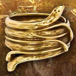Deslumbrante anillo de Serpiente perteneciente a Thranduil hijo de Oropher y padre de Legolas.