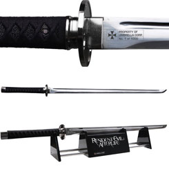 Réplica oficial de la Katana de Alice utilizada en la película “ Resident Evil Afterlife”, realizada en acero 420º.