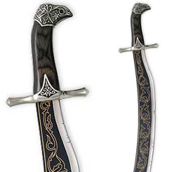 Replica oficial de la espada del Príncipe de Persia (Black Shamshir of Dastan) de la película ´Prince of Persia The Sands of Time´.