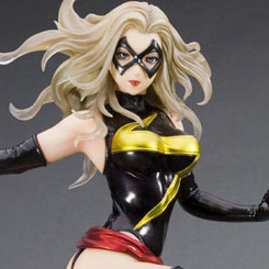 Figura de Ms. Marvel de Marvel presentado al más estilo japonés Bishoujo.