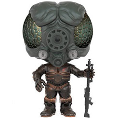 Figura de 4-LOM realizada en vinilo perteneciente a la línea Pop! de Funko. La figura tiene una altura aproximada de 9 cm., y está basada en la saga de Star Wars.