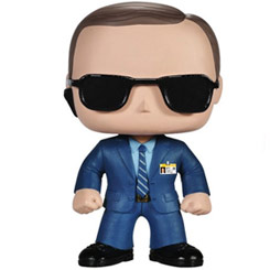 Figura del Agente Coulson realizada en vinilo perteneciente a la línea Pop! de Funko. La figura tiene una altura aproximada de 10 cm., y está basada en los Comics de Marvel.