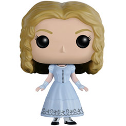 Figura de Alicia realizada en vinilo perteneciente a la línea Pop! de Funko. La figura tiene una altura aproximada de 10 cm., y está basada en la película de Disney Alicia en el País de las Maravillas.