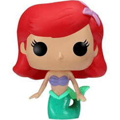 Figura de Ariel realizada en vinilo perteneciente a la línea Pop! de Funko. La figura tiene una altura aproximada de 10 cm., y está basado en la película de Disney La Sirenita. 