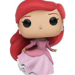 Figura de Ariel realizada en vinilo perteneciente a la línea Pop! de Funko. La figura tiene una altura aproximada de 10 cm., y está basada en la película de Disney La Sirenita. 