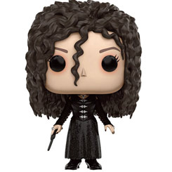 Figura de Bellatrix Lestange realizada en vinilo perteneciente a la línea Pop! de Funko. La figura tiene una altura aproximada de 9 cm., y está basada en la saga de películas de Harry Potter.