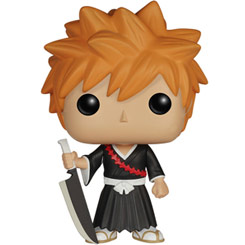 Figura de Ichigo realizada en vinilo perteneciente a la línea Pop! de Funko. La figura tiene una altura aproximada de 10 cm., y está basada en el famoso manga Bleach.