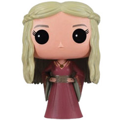 Figura de Cersei Lannister realizada en vinilo perteneciente a la línea Pop! de Funko. La figura tiene una altura aproximada de 10 cm., y está basada en la serie de TV Juego de Tronos. 