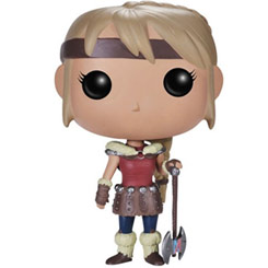 Figura de Astrid realizada en vinilo perteneciente a la línea Pop! de Funko. La figura tiene una altura aproximada de 10 cm., y está basada en la película de Cómo entrenar a tu Dragón 2.