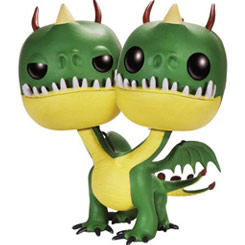 Figura de Barf & Belch realizada en vinilo perteneciente a la línea Pop! de Funko. La figura tiene una altura aproximada de 10 cm., y está basada en la película de Cómo entrenar a tu Dragón 2.