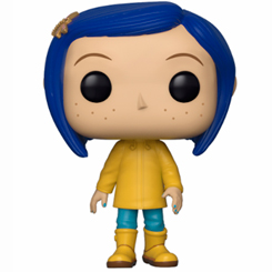 Figura de Coraline realizada en vinilo perteneciente a la línea Pop! de Funko. La figura tiene una altura aproximada de 10 cm., y está basada en la película de Los Mundos de Coraline. La línea de figuras POP! Vinyl está compuesta por recreaciones de pers