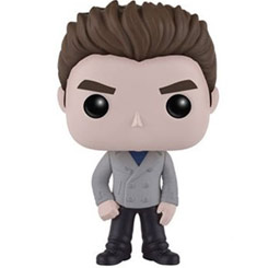 Figura de Edward Cullen realizada en vinilo perteneciente a la línea Pop! de Funko. La figura tiene una altura aproximada de 9 cm., y está basada en la saga de Crepúsculo.