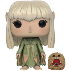 Figura de Kira y Fizzgig realizada en vinilo perteneciente a la línea Pop! de Funko. La figura tiene una altura aproximada de 9 cm., y está basada en la película Cristal Oscuro.