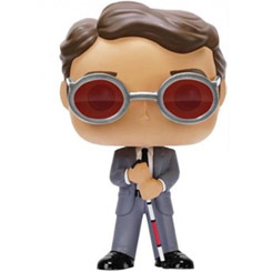 Figura Matt Murdock realizada en vinilo perteneciente a la línea Pop! de Funko. La figura tiene una altura aproximada de 9 cm., y está basada en la serie de televisión DareDevil del Universo de Marvel Comics realizada por Netflix.