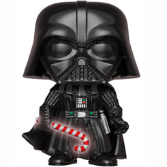 Figura de Darth Vader Chase de Navidad realizada en vinilo perteneciente a la línea Pop! de Funko. La figura tiene una altura aproximada de 10 cm., y está basada en la película de Star Wars.