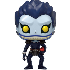 Figura Ryuk realizada en vinilo perteneciente a la línea Pop! de Funko. La figura tiene una altura aproximada de 9 cm., y está basada en la serie de animación Death Note.