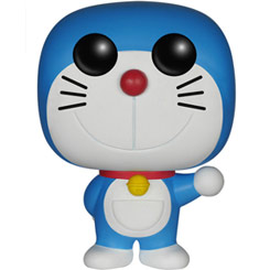 Figura de Doraemon realizado en vinilo perteneciente a la línea Pop! de Funko. La figura tiene una altura aproximada de 10 cm., y está basada en la serie de TV Doraemon.