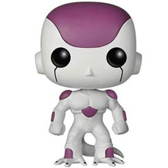 Figura de Frieza Final Form realizada en vinilo perteneciente a la línea Pop! de Funko. La figura tiene una altura aproximada de 10 cm., y está basada en la serie de animación DragonBall Z.