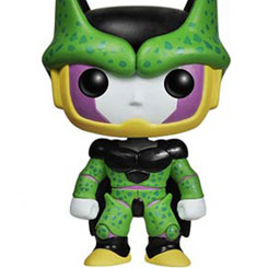 Figura de Perfect Cell realizada en vinilo perteneciente a la línea Pop! de Funko. La figura tiene una altura aproximada de 10 cm., y está basada en la serie de animación DragonBall Z.