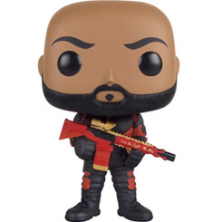 Figura de DeadShot Unmasked realizada en vinilo perteneciente a la línea Pop! de Funko. La figura tiene una altura aproximada de 9 cm., y está basada en la película Escuadrón Suicida.