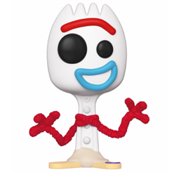 Figura de Forky realizada en vinilo perteneciente a la línea Pop! de Funko. La figura tiene una altura aproximada de 10 cm., y está basada en la película de Disney Toy Story. 