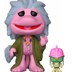 Figura de Mokey y Doozer realizada en vinilo perteneciente a la línea Pop! de Funko. La figura tiene una altura aproximada de 10 cm., y está basada en la serie Fraggle Rock.