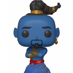 Figura de Genio realizada en vinilo perteneciente a la línea Pop! de Funko. La figura tiene una altura aproximada de 10 cm., y está basada en la película de Disney Aladdin. 