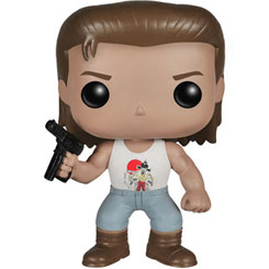 Figura de Jack Burton realizada en vinilo perteneciente a la línea Pop! de Funko. La figura tiene una altura aproximada de 10 cm., y está basada en la película de Golpe en la Pequeña China de 1986.